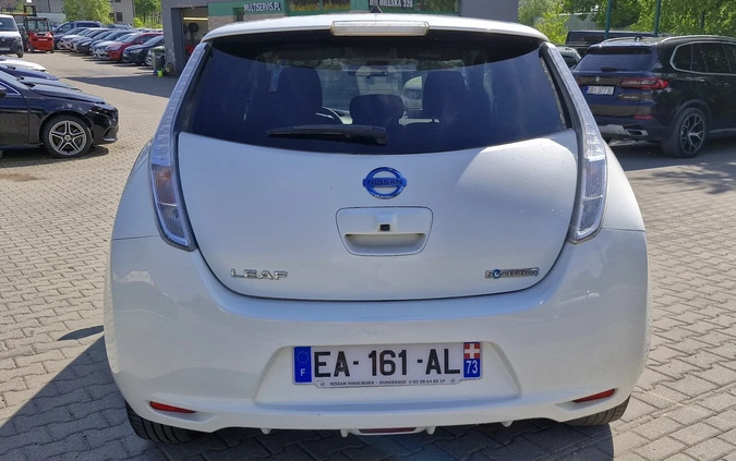 Nissan Leaf cena 22200 przebieg: 90000, rok produkcji 2016 z Ogrodzieniec małe 154